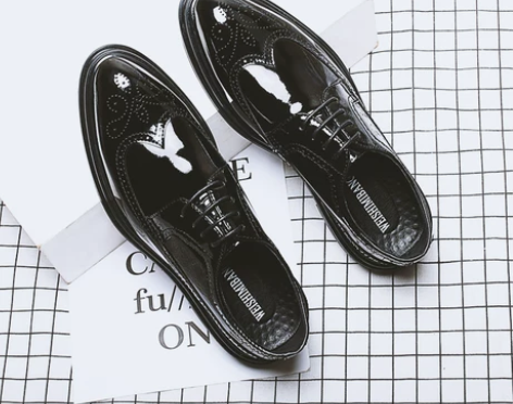 【年终盛典价】威世米邦冬季男鞋布洛克英伦韩...