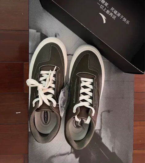 【王一博街舞同款】安踏骜立丨滑板鞋男女20...