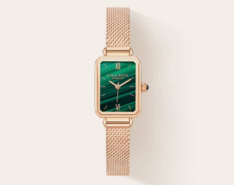 Lola Rose小绿表 钢带手表女轻奢女...
