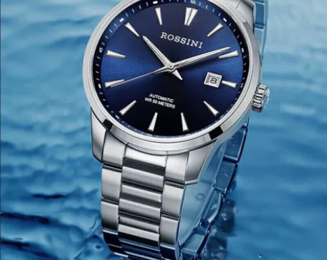 罗西尼男士系列全自动机械手表男95新。京东...