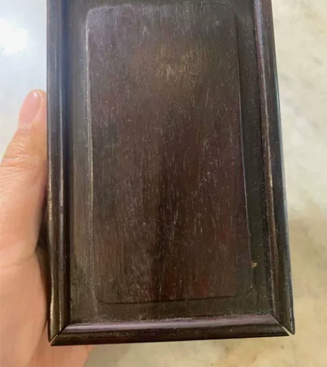 民国红木文房小盒，置放巾箱小本，印章等文房...