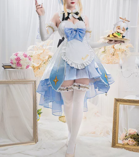 Uwowo悠窝窝原神原创同人女仆荧cosp...