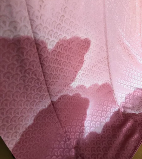 kiya喜屋浅粉青海波晕染付下和服 材质：...