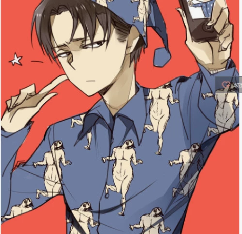 【出】兵长睡衣cos服，没有帽子，上衣没穿...