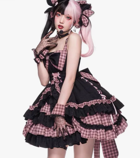 【优派瑞】佩罗猫 JSK原创lolita洋...