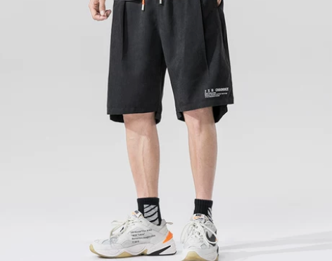 胖胖哥短裤男士夏季ins港风韩版潮流大码休...