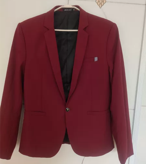 福利款修身款时尚一粒单排扣男士休闲西装西服...