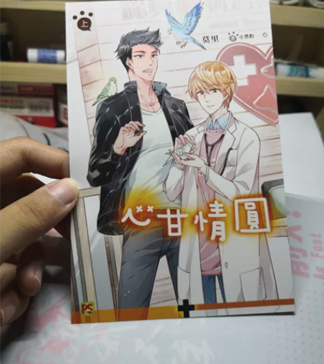 莫里—心甘情圆明信片 防下架挂的明信片 如...