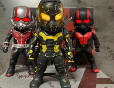 复仇者联盟 钢铁侠3款 蚁人手办模型 蚂蚁...