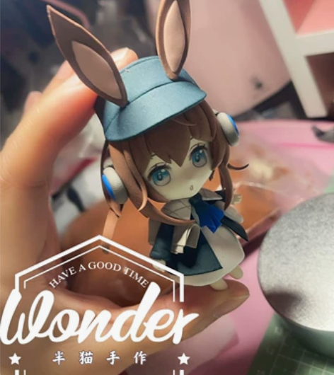 明日方舟王者荣耀超轻粘土手办自制 我又回来...