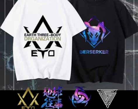 三体ETO地球三体组织周边短袖T恤衫男青少...