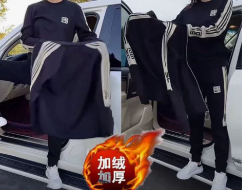 秋季运动套装男士宽松百搭潮流卫衣2022新...