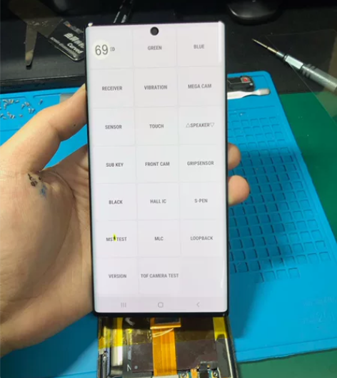 三星note10+屏幕总成原装拆机小瑕疵屏...