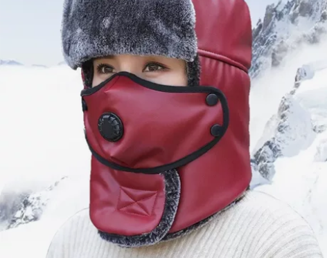 云见森知 雷锋帽子男秋冬季加厚加绒保暖帽韩...