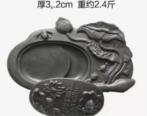 正宗山西澄泥砚砚台原石端砚带盖初学者文房四...