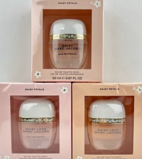 Marc jacobs莫杰雏菊花瓣系列香水...