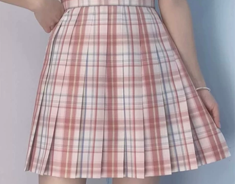 氧气派对家jk格群 慕橘42m码  全新未...