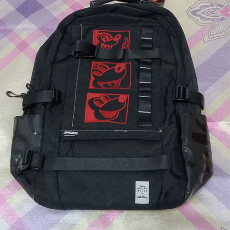 李宁迪士尼联名滑板路社系列男女通用双肩运动...