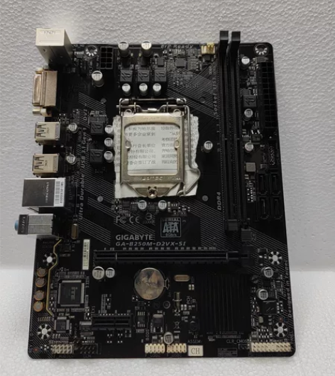 55片技嘉b250主板实拍正常使用没有质量...