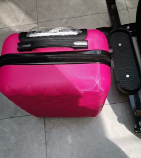 正品玫红色登机行李箱拉杆箱20寸24寸超轻...