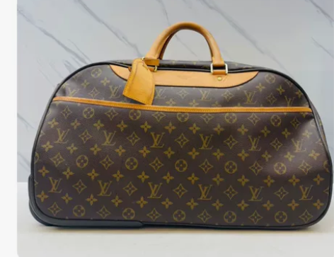 lv 93新 经典老花手提拉杆箱旅行箱，容...