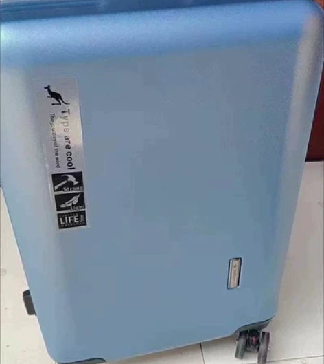 【全新包邮】袋鼠拉杆箱万向轮铝框箱行李箱男...