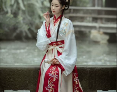 ?妃子络【月兔】原创汉服女中国风春秋款一片...