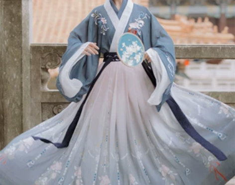 【凤来仙】汉韵阁芙蓉原创汉服女魏晋风交领齐...