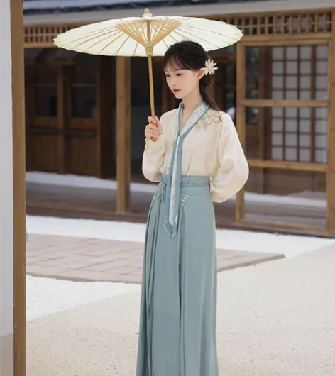 七月夕汉服,暮商,上衣xs码,下裙s码,全...