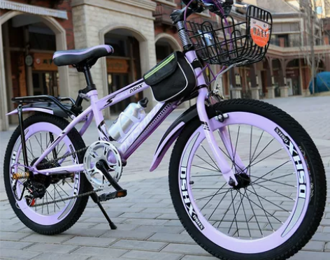 儿童自行车6-8-10-12-15岁女孩女...