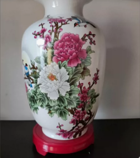 低价处理 陶瓷器摆件景德镇瓷瓶干花花瓶客厅...