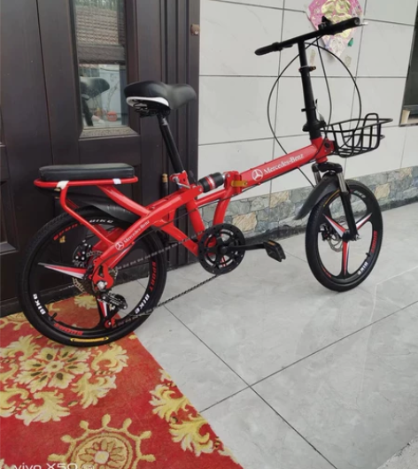 折叠单车16/20寸轻便男女成年自行车三刀...