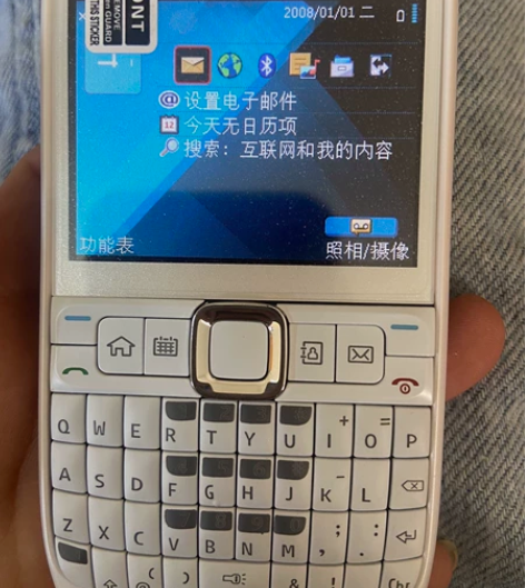 【处理库存机】诺基亚全键盘E63手机，老人...