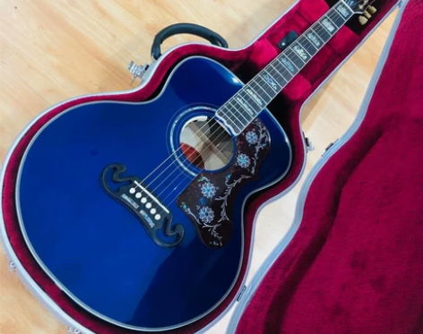 Gibson吉普森蓝水鬼吉他，38寸吉普森...