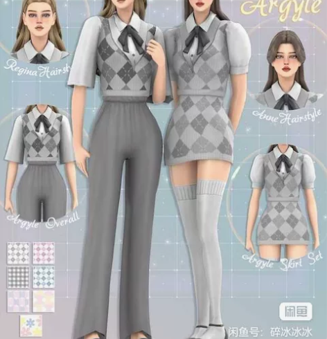 模拟人生4服装mod,50G超大合集,男女...