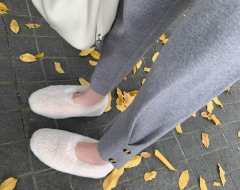 AHY 针织休闲裤女2020高腰垂感哈伦裤...