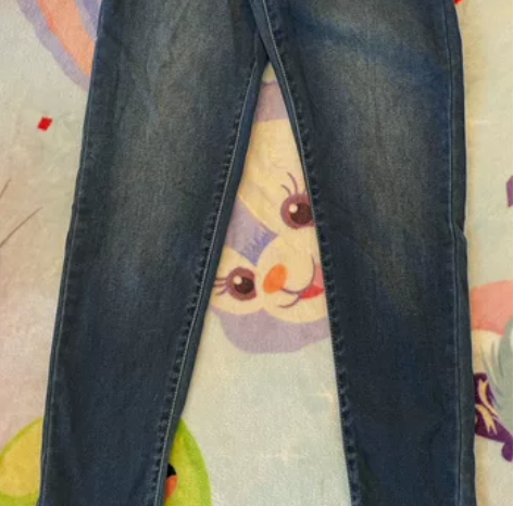 全新欧美单儿童铅笔裤小脚牛仔裤134码 梭...