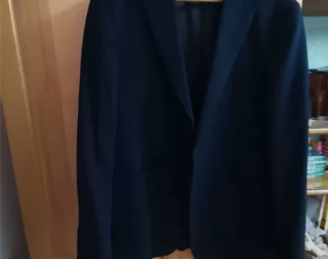 深蓝色男士，厚西服，冬季必备 xl码。 感...