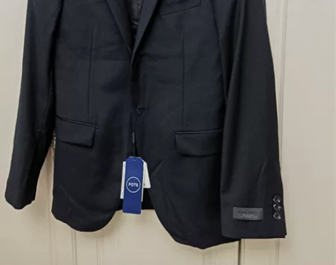 拉夏贝尔 行旅系列 男士黑色西装 170...