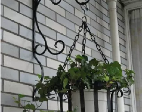 有货/欧式铁艺花架 铁艺花盆架/壁挂式铁艺...