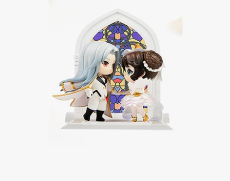 王者荣耀手办 官方正版真爱至上纯白花嫁周瑜...