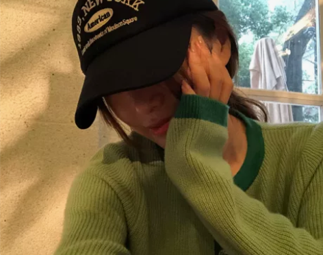 b入款鸭舌帽网红同款刺绣字母鸭舌帽女韩国东...