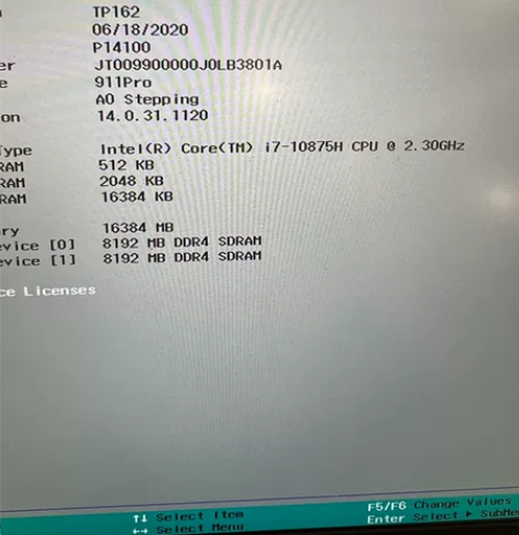 雷神911 pro  i7  10875H...