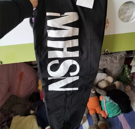 全新带吊牌潮牌工装裤，黑色，适合腰围2尺4...