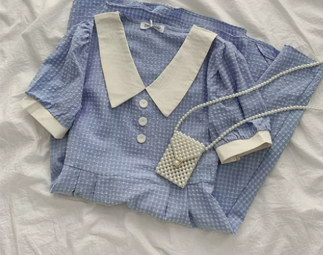 连衣裙女2021年夏季新款韩版女装设计感小...