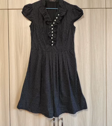 Lavinia 纯棉 波点连衣裙，夏天穿不...