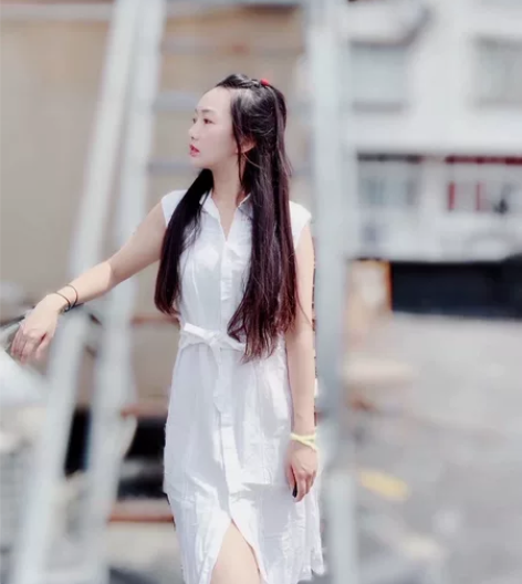 法式白色衬衫连衣裙女夏季高级感小个子度假风...