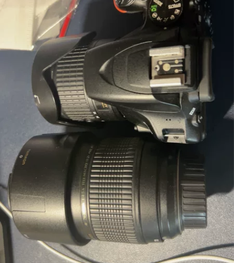 数码单反尼康d3500加套头加一个腾龙的7...