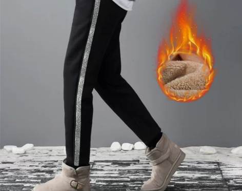 【双11狂欢价】加绒加厚运动裤女羊羔绒秋冬...