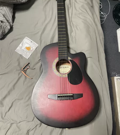 托雅玛TOYAMA面单吉他 闲置出售 东莞...